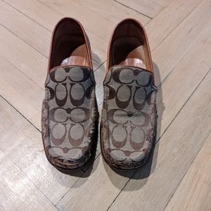 Coach Monogram Penny Loafers